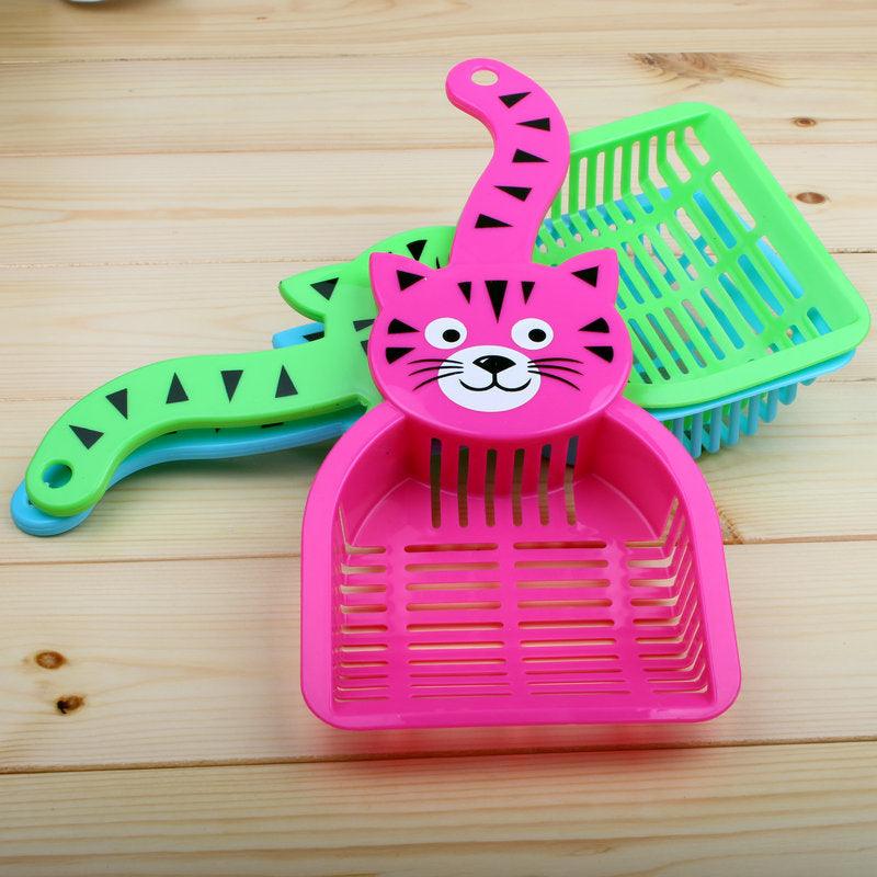 Pet Pawsome Plastic Litter Scoop - A Cute And Efficient Cleaning Tool For Your Furry Friend