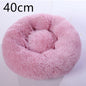 Cozy Haven: Luxurious Round Pet Bed For Winter Comfort