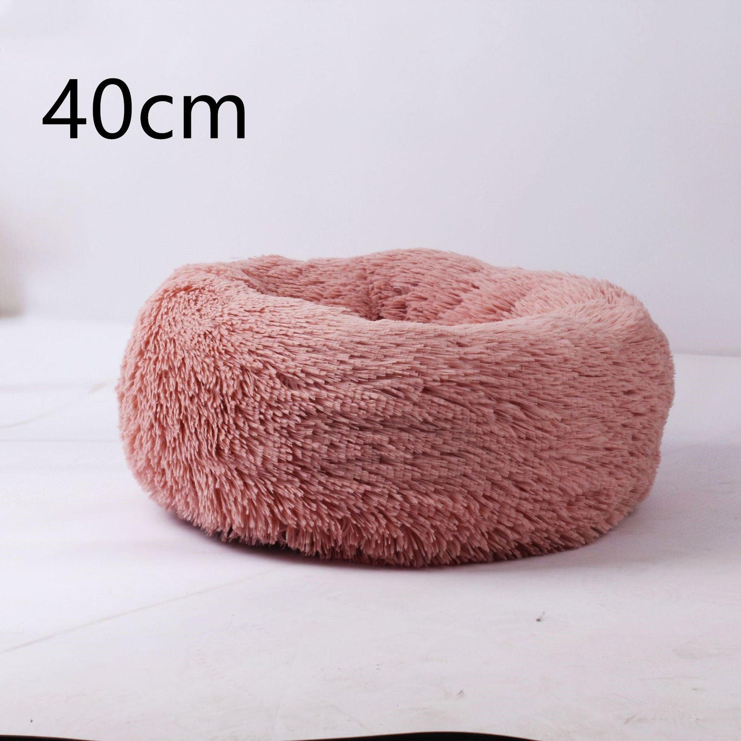 Cozy Haven: Luxurious Round Pet Bed For Winter Comfort