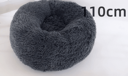 Cozy Haven: Luxurious Round Pet Bed For Winter Comfort