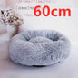 Cozy Haven: Luxurious Round Pet Bed For Winter Comfort