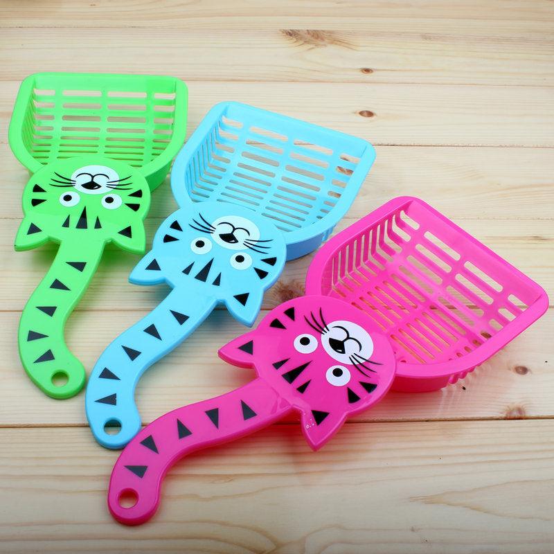 Pet Pawsome Plastic Litter Scoop - A Cute And Efficient Cleaning Tool For Your Furry Friend