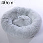 Cozy Haven: Luxurious Round Pet Bed For Winter Comfort