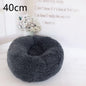 Cozy Haven: Luxurious Round Pet Bed For Winter Comfort