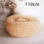Cozy Haven: Luxurious Round Pet Bed For Winter Comfort