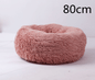 Cozy Haven: Luxurious Round Pet Bed For Winter Comfort