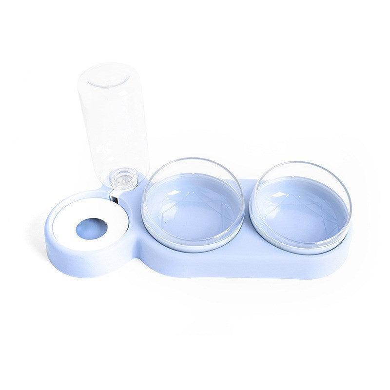 360° Rotating Double Bowl Pet Feeder: The Ultimate Solution For Happy And Hydrated Cats