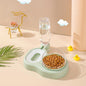 360° Rotating Double Bowl Pet Feeder: The Ultimate Solution For Happy And Hydrated Cats