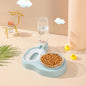 360° Rotating Double Bowl Pet Feeder: The Ultimate Solution For Happy And Hydrated Cats