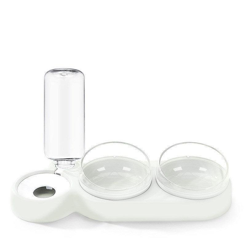 360° Rotating Double Bowl Pet Feeder: The Ultimate Solution For Happy And Hydrated Cats