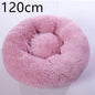Cozy Haven: Luxurious Round Pet Bed For Winter Comfort