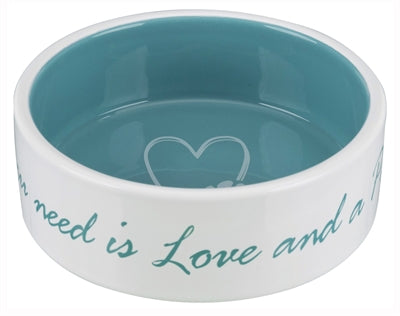 Trixie food bowl pets home petrol