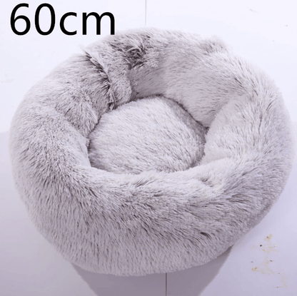 Cozy Haven: Luxurious Round Pet Bed For Winter Comfort