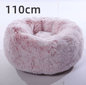 Cozy Haven: Luxurious Round Pet Bed For Winter Comfort