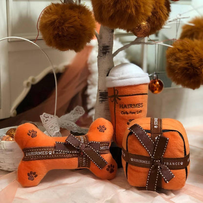 Luxury Plush Pet Dog Sounding Toys