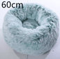Cozy Haven: Luxurious Round Pet Bed For Winter Comfort