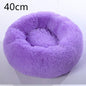 Cozy Haven: Luxurious Round Pet Bed For Winter Comfort