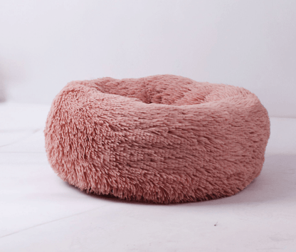 Cozy Haven: Luxurious Round Pet Bed For Winter Comfort