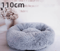 Cozy Haven: Luxurious Round Pet Bed For Winter Comfort