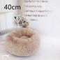 Cozy Haven: Luxurious Round Pet Bed For Winter Comfort