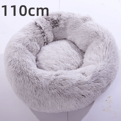Cozy Haven: Luxurious Round Pet Bed For Winter Comfort