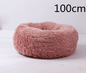 Cozy Haven: Luxurious Round Pet Bed For Winter Comfort