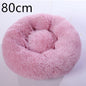 Cozy Haven: Luxurious Round Pet Bed For Winter Comfort