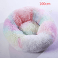 Cozy Haven: Luxurious Round Pet Bed For Winter Comfort