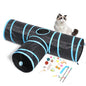 Foldable Cat Tunnel for Entertaining Felines