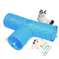 Foldable Cat Tunnel for Entertaining Felines
