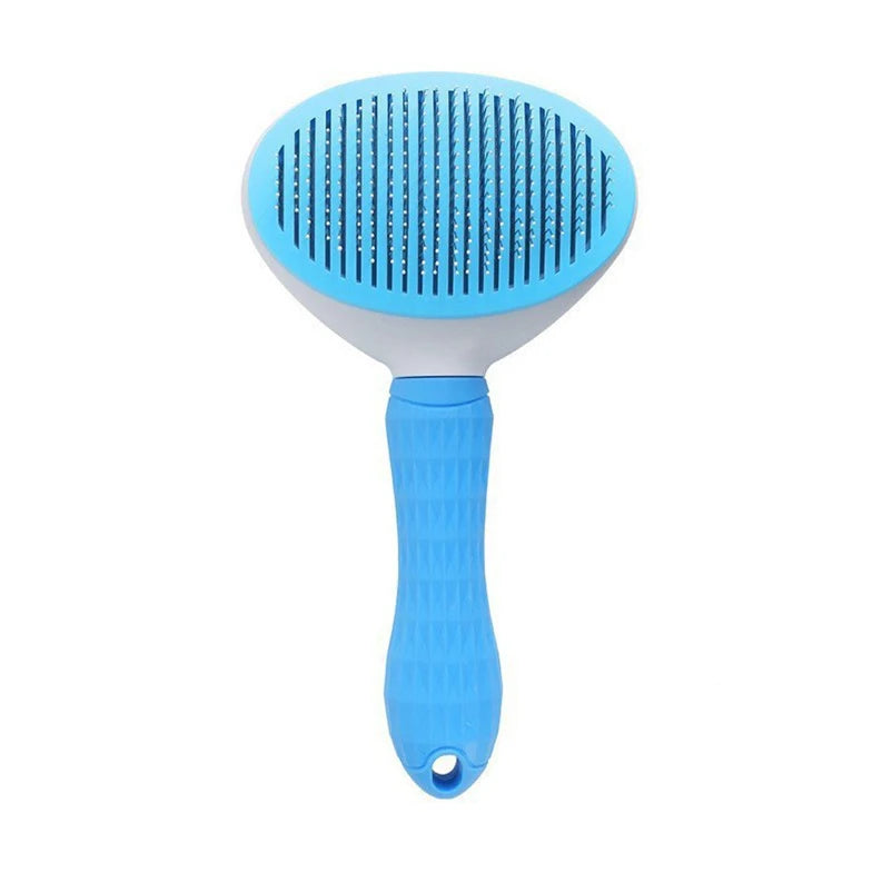 One-Click Pet Hair Removal Comb for Effortless Grooming of Dogs and