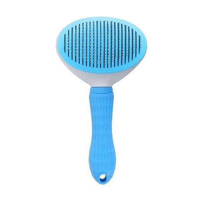 One-Click Pet Hair Removal Comb for Effortless Grooming of Dogs and