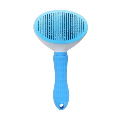 One-Click Pet Hair Removal Comb for Effortless Grooming of Dogs and