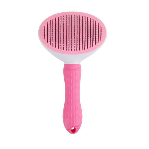 One-Click Pet Hair Removal Comb for Effortless Grooming of Dogs and