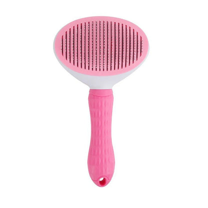 One-Click Pet Hair Removal Comb for Effortless Grooming of Dogs and