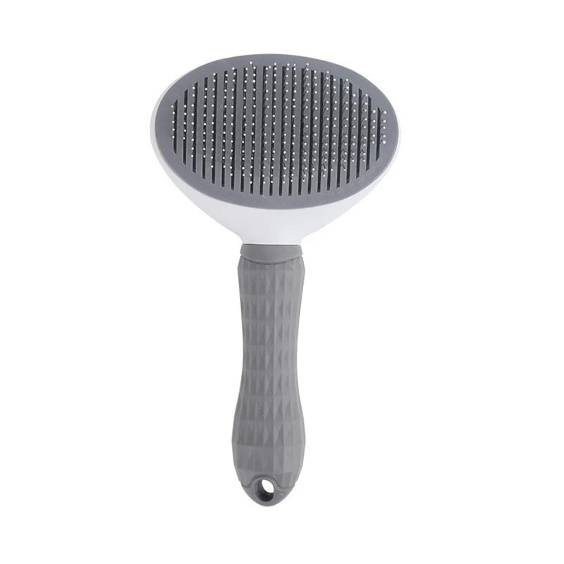 One-Click Pet Hair Removal Comb for Effortless Grooming of Dogs and