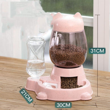 Automatic Pet Food And Water Dispenser