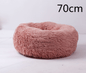 Cozy Haven: Luxurious Round Pet Bed For Winter Comfort