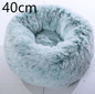 Cozy Haven: Luxurious Round Pet Bed For Winter Comfort