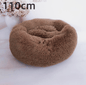 Cozy Haven: Luxurious Round Pet Bed For Winter Comfort