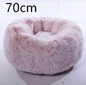 Cozy Haven: Luxurious Round Pet Bed For Winter Comfort