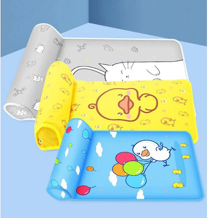 Cool Breeze Pet Comfort Mat: Breathable Cooling Pad With Pillow For Dogs And Cats