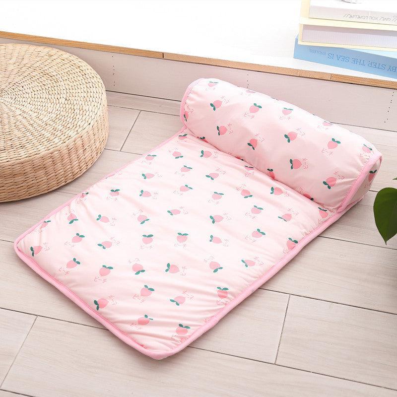 Cool Paws Chill Zone: Breathable Ice Silk Pet Mat For Ultimate Summer Comfort