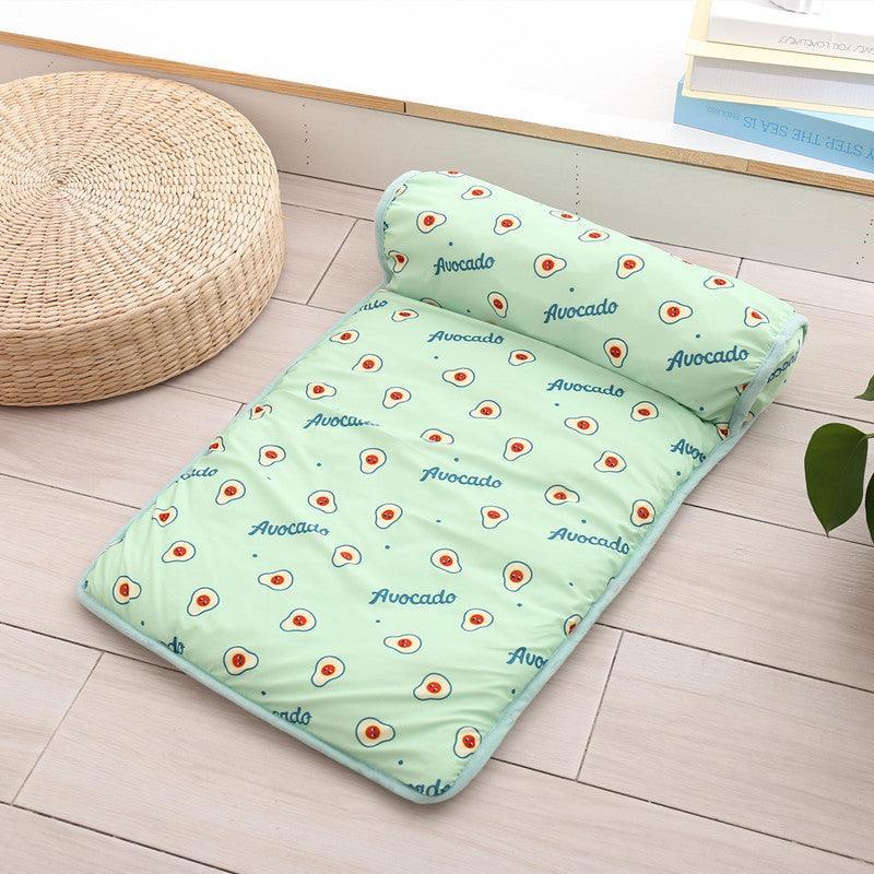 Cool Paws Chill Zone: Breathable Ice Silk Pet Mat For Ultimate Summer Comfort