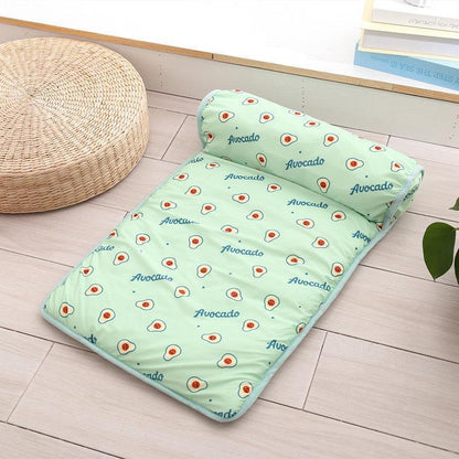 Cool Paws Chill Zone: Breathable Ice Silk Pet Mat For Ultimate Summer Comfort