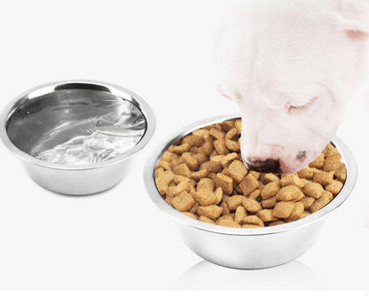 Customized Stainless Steel Pet Pots - Stylish And Durable Feeding Bowls For Your Furry Friends
