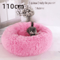 Cozy Haven: Luxurious Round Pet Bed For Winter Comfort