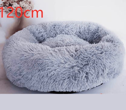Cozy Haven: Luxurious Round Pet Bed For Winter Comfort