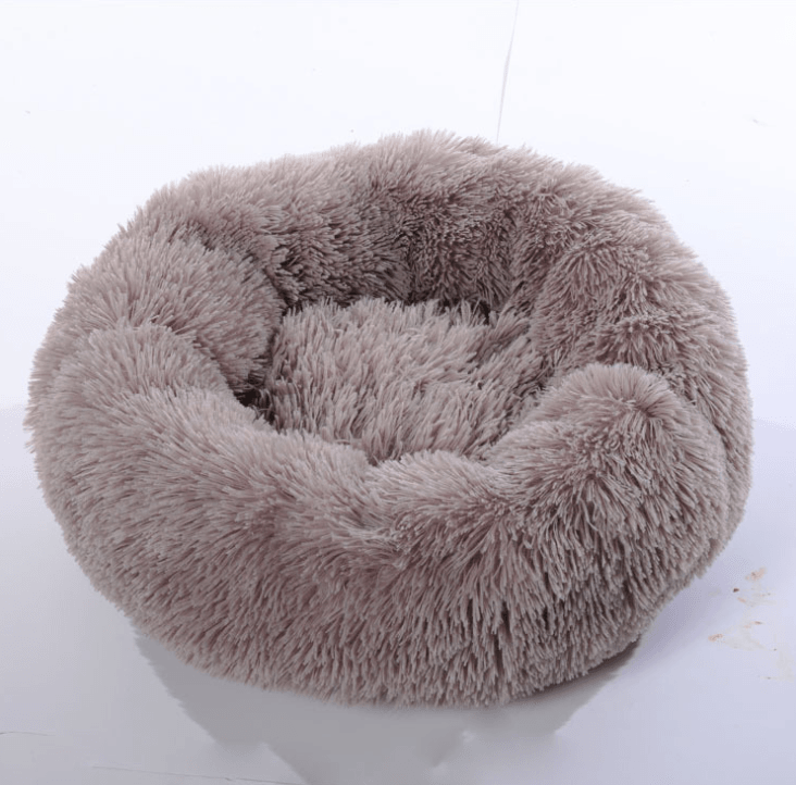 Cozy Haven: Luxurious Round Pet Bed For Winter Comfort