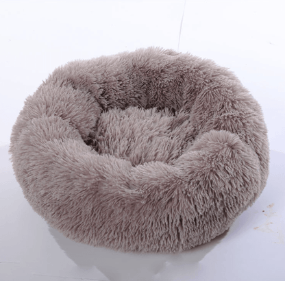 Cozy Haven: Luxurious Round Pet Bed For Winter Comfort